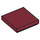 LEGO Dark Red Tile 2 x 2 with Groove (3068)