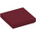 LEGO Dark Red Tile 2 x 2 with Groove (3068)