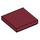 LEGO Dark Red Tile 2 x 2 with Groove (3068 / 88409)