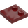 LEGO Dark Red Tile 2 x 2 with Studs on Edge (33909)