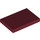 LEGO Dark Red Tile 2 x 3 (26603)