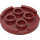 LEGO Dark Red Tile 3 x 3 Round (67095)