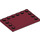 LEGO Dark Red Tile 4 x 6 with Studs on 3 Edges (6180)