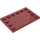 LEGO Dark Red Tile 4 x 6 with Studs on 3 Edges (6180)