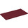 LEGO Dark Red Tile 8 x 16 with Bottom Tubes, Textured Top (90498)