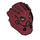 LEGO Dark Red Toa Inika Jaller Head (56652)