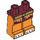 LEGO Donkerrood Tormak Minifigure Heupen en benen (3815 / 17617)