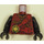 LEGO Rojo oscuro Torso Ninjago Armadura con Straps y Utility Correa (973 / 76382)