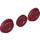 LEGO Dark Red Train Wheels - 3 for RC Trains (85489)