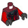 LEGO Dark Red Ultimate General Magmar Minifig Torso (973 / 76382)
