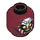 LEGO Dark Red Uruk-Hai Minifigure Head (Recessed Solid Stud) (3626 / 10756)