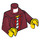 LEGO Dark Red Vito Minifig Torso (973 / 76382)