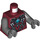 LEGO Donkerrood Wakz Torso (973 / 76382)