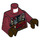 LEGO Dark Red Weazel Minifig Torso (973 / 76382)