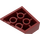레고 진한 빨간색 쐐기 3 x 3 왼쪽 (42862)