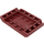 LEGO Dark Red Wedge 4 x 6 Curved (52031)