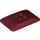 LEGO Dark Red Wedge 4 x 6 Roof Curved (98281)