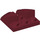 LEGO Dark Red Wedge Plate 2 x 3 with Curved Slopes (3 x 4) (3220)