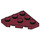 LEGO Dark Red Wedge Plate 3 x 3 Corner (2450)