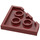 LEGO Donkerrood Wig Plaat 3 x 3 Hoek (2450)