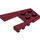LEGO Dark Red Wedge Plate 4 x 4 with 2 x 2 Cutout (41822 / 43719)