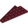 LEGO Dark Red Wedge Plate 4 x 8 Wing Right with Underside Stud Notch (3934 / 45175)