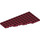 LEGO Dark Red Wedge Plate 6 x 12 Wing Left (3632 / 30355)