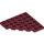 LEGO Dunkelrot Keil Platte 6 x 6 Ecke (6106)