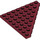 LEGO Dark Red Wedge Plate 8 x 8 Corner (30504)