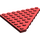 LEGO Dark Red Wedge Plate 8 x 8 Corner (30504)