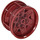 LEGO Dark Red Wheel Rim Ø43.2 x 26 with 6 Pinholes (51488 / 56908)