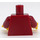 LEGO Dark Red William Shakespeare Minifig Torso (973 / 88585)