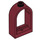 LEGO Dark Red Window Frame 1 x 2 x 2.7 with Rounded Top (30044)