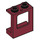 LEGO Dark Red Window Frame 1 x 2 x 2 with 1 Hole in Bottom (60032)