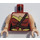 LEGO Dark Red Wonder Woman Minifig Torso (973 / 88585)