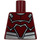 LEGO Dark Red Worriz Torso without Arms (973)