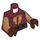 LEGO Dark Red Yeoman Zombie Torso (76382 / 88585)