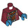 LEGO Rouge foncé Yondu Minifig Torse (973 / 76382)