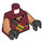 LEGO Rouge foncé Zombie Hunter Minifig Torse (973 / 76382)