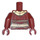 LEGO Dark Red Zorii Bliss Minifig Torso (973 / 76382)