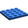 LEGO Dunkles Königsblau Platte 4 x 4 (3031)
