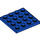 LEGO Bleu royal foncé assiette 4 x 4 (3031)