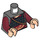 LEGO Dunkles Steingrau Alamut Bewachen Torso (973 / 76382)