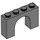 LEGO Dark Stone Gray Arch 1 x 4 x 2 (6182)