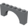 LEGO Gris pierre foncé Arche
 1 x 6 x 2 Dessus épais et dessous renforcé (3307)