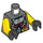 LEGO Dark Stone Gray Atlantis Diver Torso (76382 / 88585)