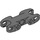 LEGO Dark Stone Gray Axle and Pin Connector with Ball Sockets and Smooth Sides (61053)
