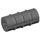 LEGO Dark Stone Gray Axle Connector (Ridged with &#039;x&#039; Hole) (6538)