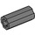 LEGO Dark Stone Gray Axle Connector (Smooth with &#039;x&#039; Hole) (59443)