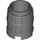 LEGO Dark Stone Gray Barrel 2 x 2 x 1.7 (2489 / 26170)